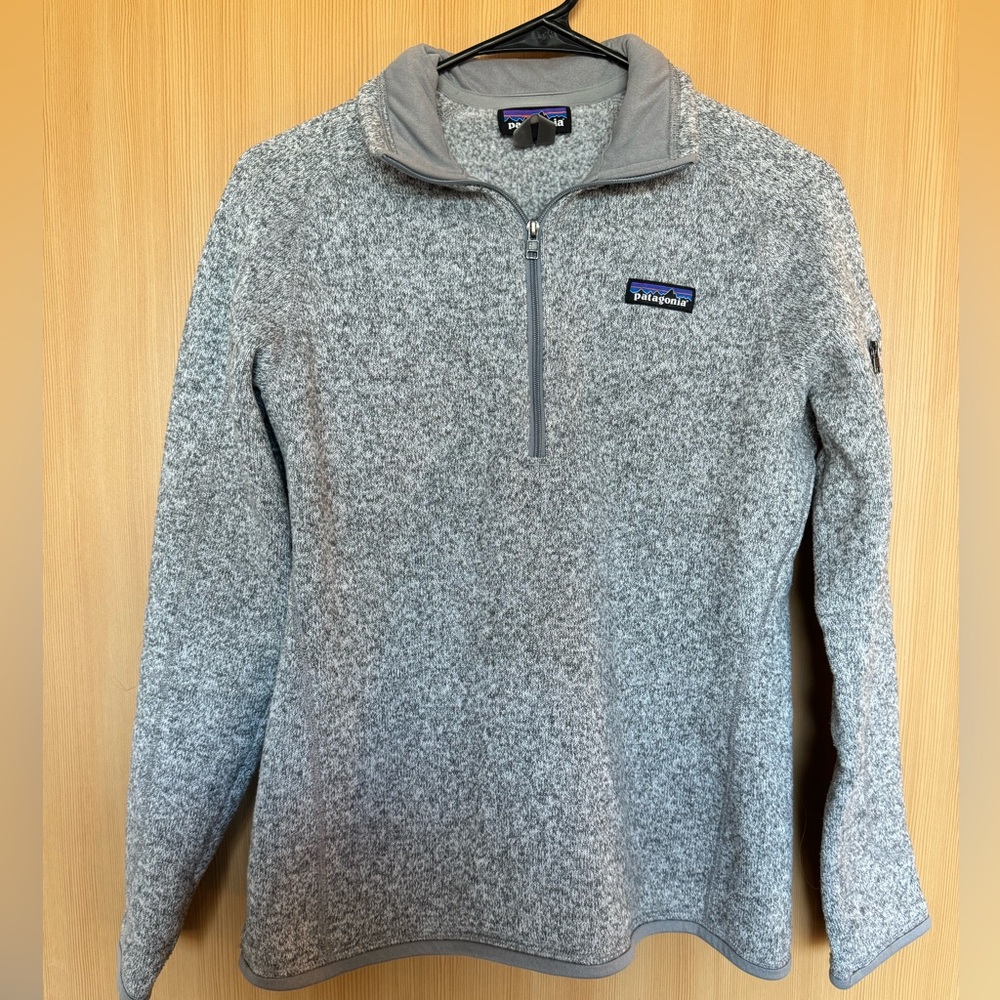 Patagonia Better Sweater 1/4-Zip  Jacket  in Birch White